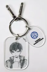 【中古】キーホルダー 影山飛雄 「ハイキュー!! FAN PARK(ファンパーク) クリアベースキーホルダー 第1弾」
