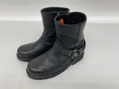 ▽ハーレーダビッドソン リングブーツ エンジニアブーツ 27cm 黒 Harley Davidson ○○ハーレーダビッドソン ブーツ D93216