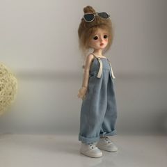 bjd サロペット 未使用 ドール服 1/6 30cm bjd 人形 パンツ 服 人形本体30cm 人形服 小物 洋服 衣装 着せ 替え  ぬい撮り 贈り物コスチューム  カラー ギフト