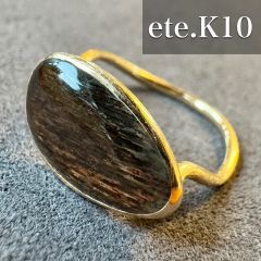 レア品◇セイレーンアズーロ*K18YG*11号*プレナイト*クッシーノリング