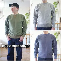バズリクソンズ 　BUZZ RICKSONS　 65622 　スウェット 　トレーナーセットインクルーネック