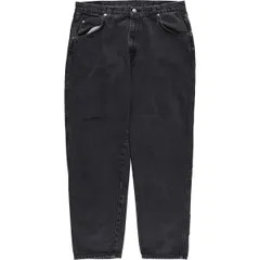 古着 90~00年代 ラングラー Wrangler ブラックデニム ストレートデニムパンツ メンズw33相当/eaa508093