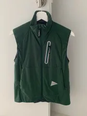 アンドワンダー ツイルフリースベスト PRIMALOFT PERTEX サイズ1 アンドワンダー ツイルフリースベスト PRIMALOFT PERTEX サイズ1