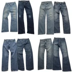 古着卸 まとめ売り リーバイス 品番MIX デニム パンツ 8枚セット (メンズ 29 /30 /31 /32 ) 513 525 536 541 中古 古着 NB7720