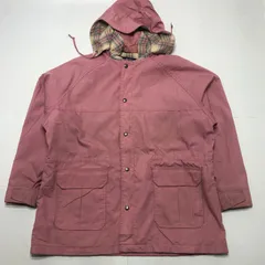 WOOLRICH THE WOMAN ウールリッチ 80's マウンテンジャケット マウンテンパーカー  タータンチェック 左そでワッペン USA製 80年代 ピンク