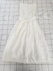 ◇ ⊂ REDYAZEL レディアゼル コットン ロング丈 ノースリーブ ワンピース サイズM ホワイト系 レディース E  【1508060003522】