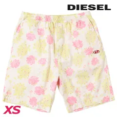 新品・未使用 ディーゼル DIESEL コットンショートパンツ メンズ ウエストゴム ドロスト 花柄 総柄 P-TOLL-SHO-FLO
