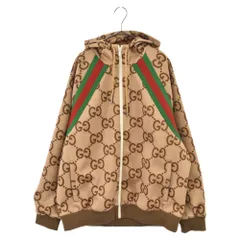 GUCCI (グッチ) 22SS Jumbo GG ジャンボ ジップアップ ジャケット ブラウン 713974-XJETIのサムネイル