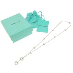 【中古】【箱付き】 TIFFANY&Co. ティファニー シルバー ハートリンク ラリアット ネックレス 8.8g 925刻印 421321 ネックレス