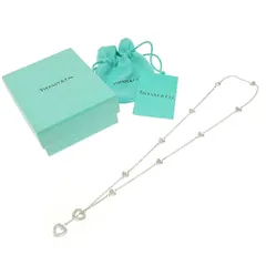 【中古】【箱付き】 TIFFANY&Co. ティファニー シルバー ハートリンク ラリアット ネックレス 8.8g 925刻印 421321 ネックレス