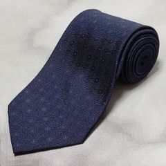 美品・クリーニング済・即着用可】Louis Vuitton ネクタイ 紺×格子