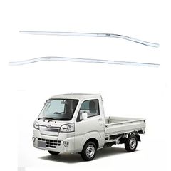 【送料無料】ダイハツ ハイゼットトラック 車窓飾りステンレス 下車窓 亮条 銀色/黒色 カスタムパーツCYB077人気の秘密CYB171本日限定
