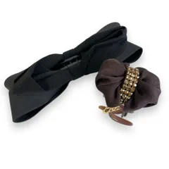 未使用品　コンプレックスビズ バナナクリップ リボン　ブラック プレーンリボン バナナクリップ(ブラック) | バナナクリップ