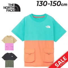ザ・ノース・フェイス キッズ 半袖 Tシャツ THE NORTH FACE アドベンチャーティー 130cm 140cm 150cm 子供服 ポケット付 ポケT   バイカラ― 子ども 男の子 女の子 キッズウェア ジュニア/NTJ32433