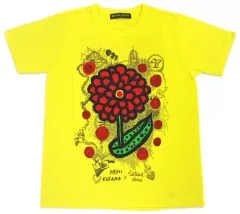 【中古】Tシャツ(男性アイドル) 草間彌生×大野智(嵐)デザイン チャリTシャツ イエロー SSサイズ 「24時間テレビ36 (2013年)」