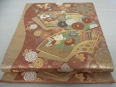 平和屋着物■六通柄袋帯　唐織　花宴錦　金銀糸　逸品　vf4724