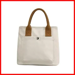 [Wowcarbazole] トートバッグ レディース キャンバス 仕切り ミニトート 小さめ ハンドバッグ ミニバッグ おしゃれ かわいい 軽量 散歩 お買い物 旅行 通勤 男女兼用