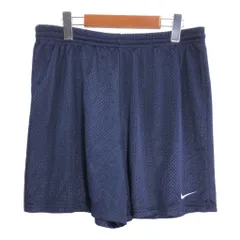 0年代 NIKE ナイキ メッシュ ショートパンツ スポーツ ネイビー (メンズ L) 中古 古着 R5773