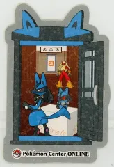 【中古】シール・ステッカー ルカリオ(レアVer.) おとどけ!ステッカー 「ポケットモンスター」 ポケモンセンターオンライン ミニゲーム ピカチュウ賞のサムネイル