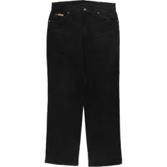 古着 ラングラー Wrangler TEAXAS STRETCH ブラックデニム ストレートデニムパンツ メンズw32相当/eaa417270