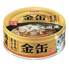 【同梱不可】【24個セット】 アイシア　金缶 ささみ入りまぐろ70gのサムネイル