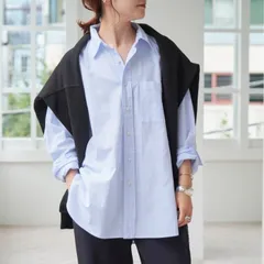 Spick & Span (スピックアンドスパン) 24050200318040 オックススタンダードシャツ レディース ブルー FREE