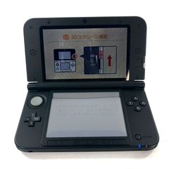 任天堂 ニンテンドー NINTENDO 3DS LL ブラック 本体 充電器 動作確認済 箱【OE-522】