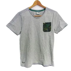プーマ 半袖Ｔシャツ トップス Vネック 胸ポケット スポーツウエア レディース Lサイズ グレー PUMA 【中古】