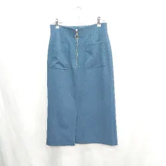 ◇ Θ PROPORTION BODY DRESSING 膝下丈 タイト スカート サイズM ブルー系 レディース E  【1502060013864】