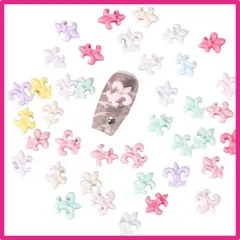 B 多色 サムコス 十字架 ネイルパーツ 約100個セット クロス ネイルパーツ レジン素材 3Dデザイン 可愛い ハンドメイド用 レトロ ネイルアート ジェルネイル対応 手作り DIY デコアクセサリー ネイルデザイン用品 カラフル (B 多色)