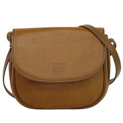 本物 バーバリーズ Burberrys レザー ショルダーバッグ ポシェット ブラウン バッグ 中古 【フォロー割】