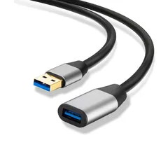 【数量限定】3.0 Type 1m、LiuTianケーブル延長USB 3.0延長ケーブル Aオス-メス、コンピューター、カーTV、およびプリンター、マウス、キーボード、ハブ、ペンドライブ、バーチャルリアリティグラスなどの周辺機器間の接続用。 USB