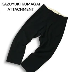 KAZUYUKI KUMAGAI アタッチメント スウェットサルエルパンツ 黒 KAZUYUKI KUMAGAI アタッチメント スウェットサルエルパンツ 黒