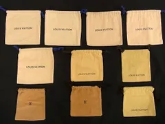 ■新品同様～■ LOUIS VUITTON ルイヴィトン 保存袋 巾着 W 約20cm H 約19.5cm 等 小物用 等 10点セット まとめ売り DB2283