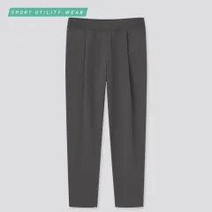 新品 UNIQLO(ユニクロ) テーパード アンクルパンツ グレー