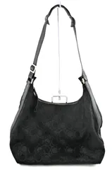 ◇Salvatore Ferragamo サルヴァトーレ フェラガモ ガンチーニ柄 キャンバス/レザー レディース ワンショルダー ショルダーバッグ◇