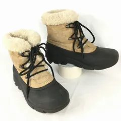 SOREL/ソレル　size22.5cm　　高級スノーブーツ　ライナー付き　茶/BROWN〉　Boots/Shoes〕菅No.A108<sale>