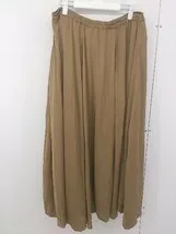 ◇ Ungrid アングリッド ウエストゴム ロング フレア スカート サイズ縦L 横3XL ベージュ系 レディース  【1206150003123】