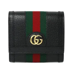 新品 グッチ GUCCI 2つ折り財布 【アウトレット】 オフィディア ブラック