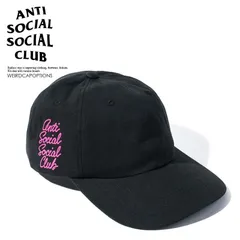 ANTI SOCIAL SOCIAL CLUB (アンチソーシャルソーシャルクラブ) WEIRD CAP - OPTIONS (ウィアード キャップ オプションズ) 帽子 ユニセックス メンズ BLACK (ブラック) WEIRDCAPOPTIONS
