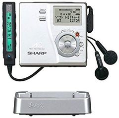 SHARP POTABLE MD RECORDER MD-DR7-A BLUE - メルカリ