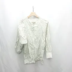 ◇ ⊇ green label relaxing UNITED ARROWS ウェッジスリーブ 長袖 ブラウス サイズ表記なし ライトグリーン レディース E  【1502030020250】