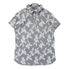 サイズ：L CALLAWAY キャロウェイ  半袖ポロシャツ ストライプ×花柄 ネイビー系 [240101507085] ゴルフウェア レディース ストスト