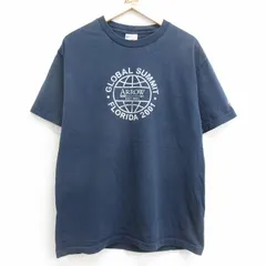 XL/古着 半袖 ビンテージ Tシャツ メンズ 00s アロー コットン クルーネック 濃紺 ネイビー spe 24mar22 中古のサムネイル