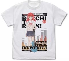 [중고] 의류 키타 이루시로 풀 컬러 T 셔츠 화이트 XL 사이즈 [보치 · 자 · 롯쿠!]