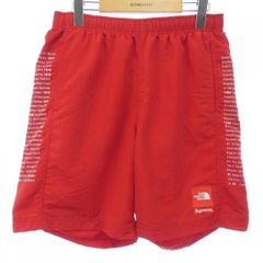 美品 シュプリーム ノースフェイス 花柄 ショートパンツ パッカブル