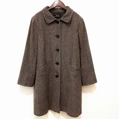 #wnc レリアン Leilian コート 15+ 茶系 カシミヤ 大きいサイズ レディース [864341]