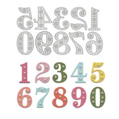 【迅速発送】BENECREAT 1セット カッティングダイ メタルダイカット 0~9 数字 炭素鋼 ステンシル スクラップブック カード作り ダイカットテンプレート 装飾 DIYアルバム 手作り