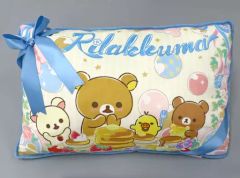 [중고]쿠션·안아 베개·본체 집합 리본 첨부 쿠션 [이치반 복권 리락쿠마~Ribbon-Filled Party~] B상