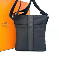 HERMES アカプルコ バンドリエール ナイロン ショルダーバッグブラック 黒 クロスボディ 斜めがけ メンズ ブランド 鞄 カバンのサムネイル